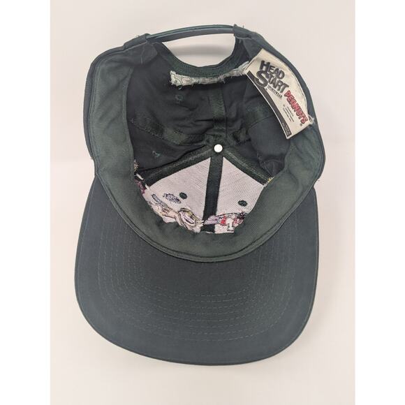 VTG Peanuts Swimming Snorkeling Game Snapback Hat Black Head Start Sportswear - Picture 8 of 9
